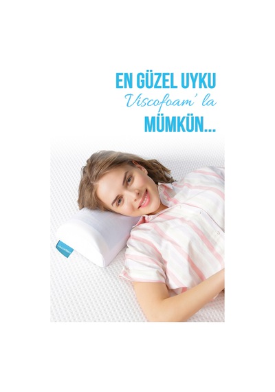 Viscofoam Çok Amaçlı D Model Jelli Horlama Visco Yastık - 42x18x10cm