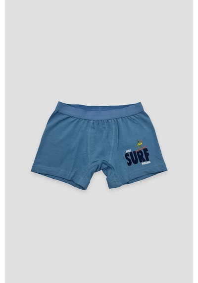 Defne Baby Erkek Çocuk Deseli Premium Pamuklu 2'li Boxer Seti Çok Renkli