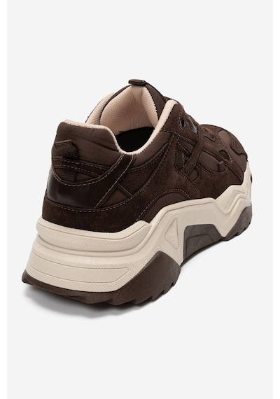 Lecce Kahverengi Süet Kadın Spor Sneakers