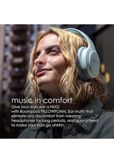 Headpods Pro 2 Kulak Üstü Kulaklıklar - Katlanabilir Bluetooth Kulaklık, Kulak Üstü Tasarım, Dahili Mikrofonlu Hafif Kablosuz Kulaklık, 50+ Saat Kablosuz Çalma Süresi, Pillowfoam Konforu