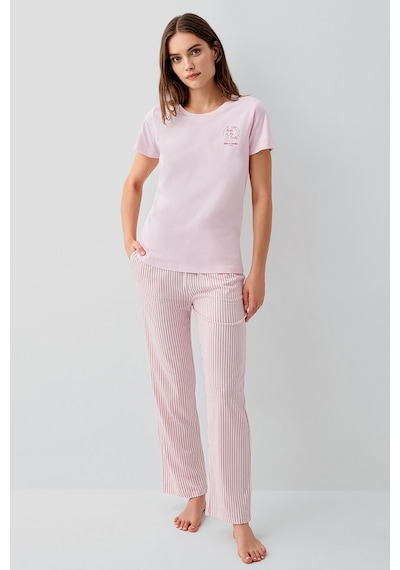 Pierre Cardin Kadın Pembe Pijama Takım Pc9201-s-v1 Pembe