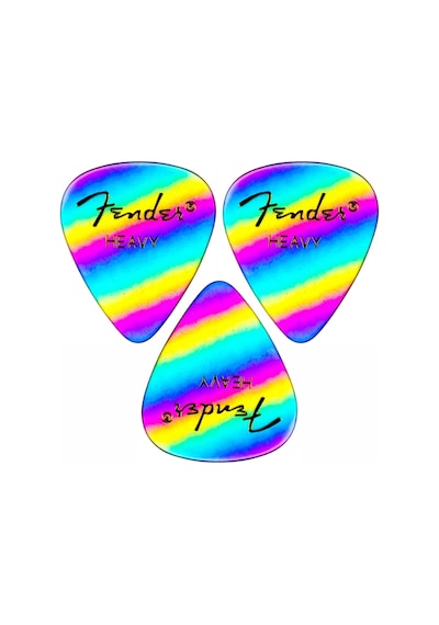 Fender 351 Heavy Rainbow 3 Adet Gitar Penası Count