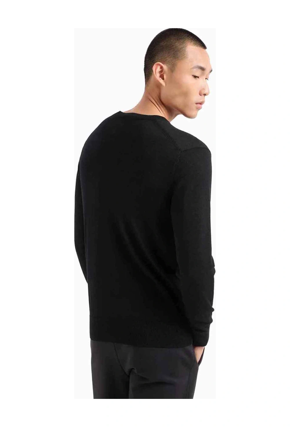 Armani Exchange Armani Baskılı Erkek Sweat Siyah