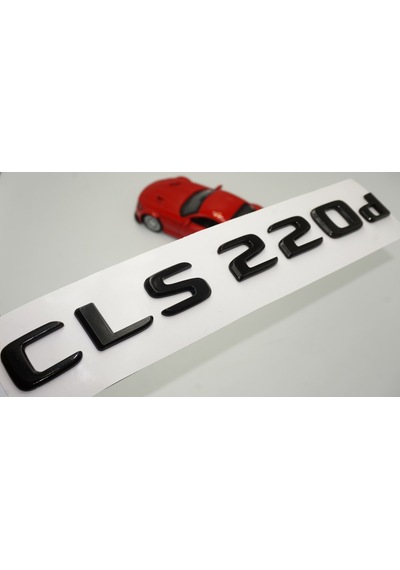 CLS 220d Bagaj Parlak Siyah ABS 3M 3D Yazı Logo