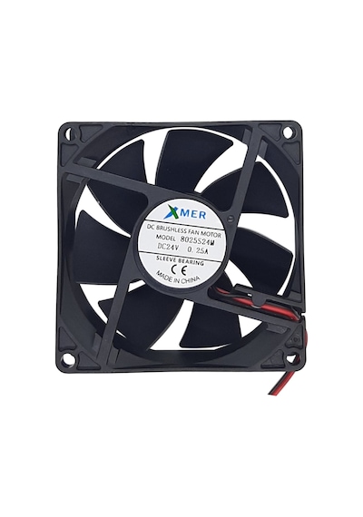 Robodünya-80X80X25Mm 24V 0.25A 2P Xmer Fan