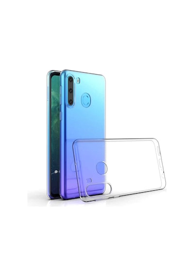 Samsung Galaxy Uyumlu A11 Lüks Şeffaf Silikon Kılıf
