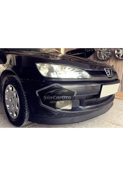 Peugeot 306 1993-2002 Uyumlu Üniversal Astra H Lip Esnek Ön Lip 2 Parça Tampon Altı Dil Karlık Ön Ek 00 Şüscaroto Aksesuar