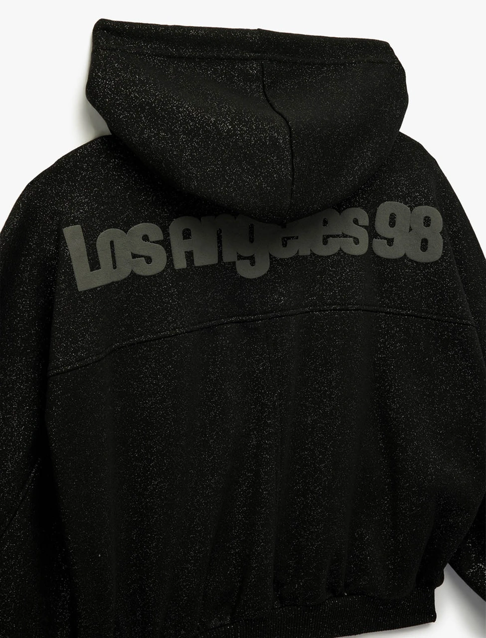 Koton Siyah Kadın Sweatshirt 6wal10488ık Siyah