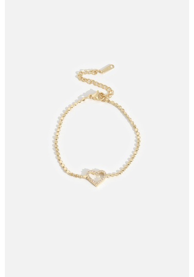 Kalpli Zincir Bileklik Gold