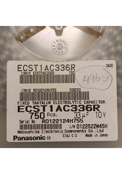 Ecst1ac336r 33mf 10v Panasonıc Tantal Kondansatör 67 Adet