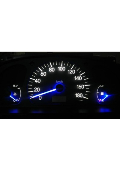 Megamarket06 T5 Led Oto Kilometre Kadran Ampulü Mavi 10 Adet
