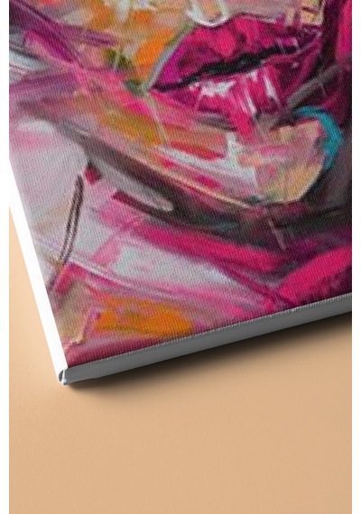 Webstyle Sayılarla Boyama Seti Kasnaklı Renkli Kadın 5 60 X 75 Cm