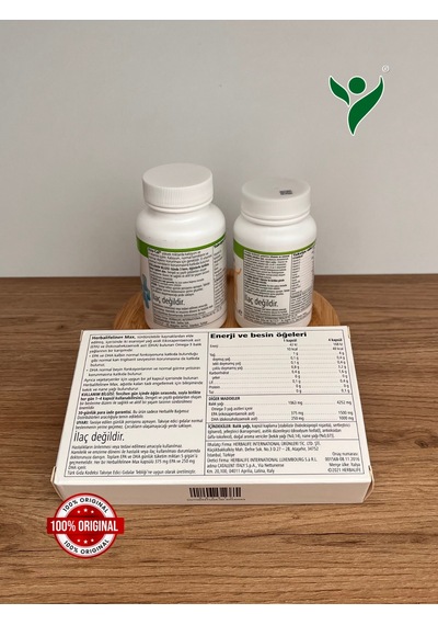 Herbalife Erkekler İçin 2 Vitamin - Xtra-cal Kalsiyum - Herbalifeline Max Omega 3'lü Set