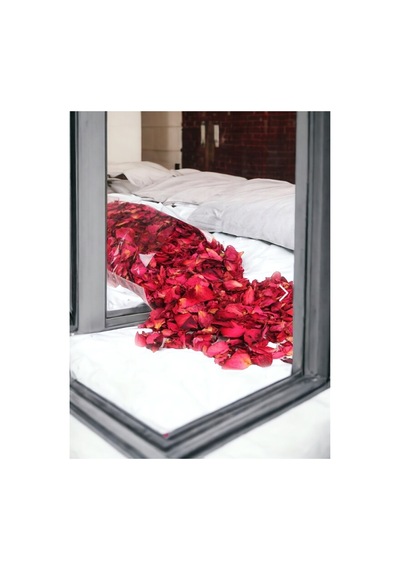 1000 Adet Kırmızı Gül Yaprağı Kuru Gül Yaprağı Romantik Süsleme Dekoratif Yaprak 2 Paket Kırmızı - 611576191 Kırmızı