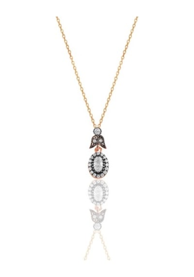 Gümüş Rose Elmas Montürlü Oval Üçlü Set… (535070195)