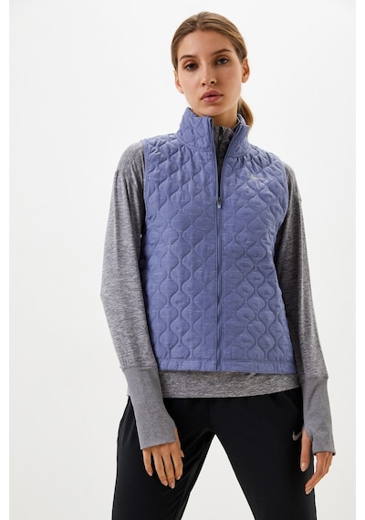 Nike W Aerolayer Running Vest Blue Yalıtımlı Kadın Fit Koşu Yeleği Mavi