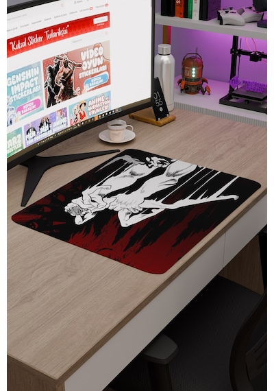 Devilman Crybaby Anime V4 - 48x40 Xl Gaming Kauçuk Kaymaz Taban Mouse Pad Fare Altlığı