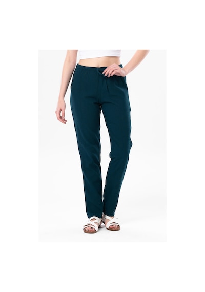 Eliş Şile Bezi Şile Bezi Çift Cepli Unisex Yazlık Pantolon Petrol Ptrl-petrol Petrol