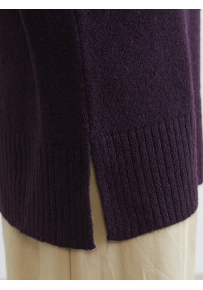 Lcw Modest Bordo Polo Yaka Kadın Triko Kazak
