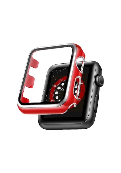 BİNANO Apple Uyumlu  Watch 42MM STAR KASA VE EKRAN KORUYUCU GÜMÜŞ