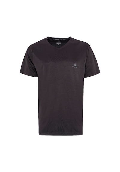 LUMBERJACK Erkek Siyah Basic V Yaka T-Shirt Ct104 Siyah