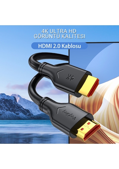 Veggieg V-h108 18gbps Hdr 4k 60hz 3d Hdmı 2.0 Kablo 3 Metre