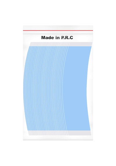 Lace Front Muadili Protez Saç Bandı Oval C 2,0 X 7,5 Cm 36 Adet