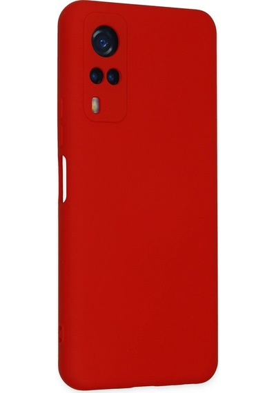 Cosmotex Newface Vivo Y53s Kılıf Nano İçi Kadife Silikon - Kırmızı