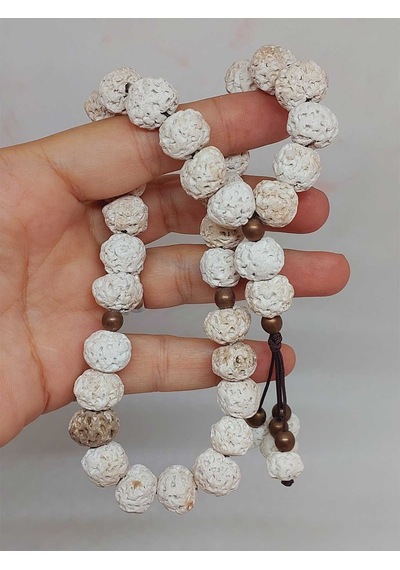 Yasamtohumu Anadolu Toprağı Serisi 33'lük Krem Renk Seramik Boncuk Tesbih 10-12mm 54172 Çok Renkli