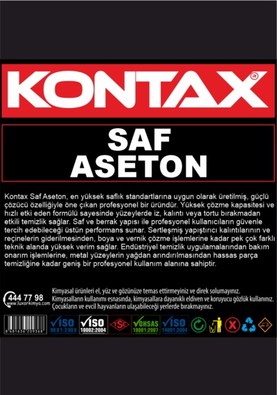 Kontax Saf Aseton 200 Ml