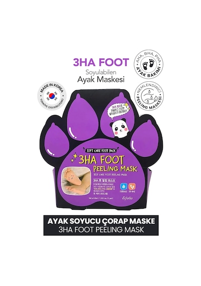 Ayak Soyucu Çorap Maske Soyulan Ayak Maskesi 3ha Foot Peeling Mask