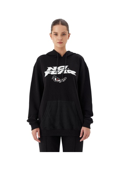 No Fear Kadın Kapüşonlu Sweatshirt Ben.72483 SiYAH