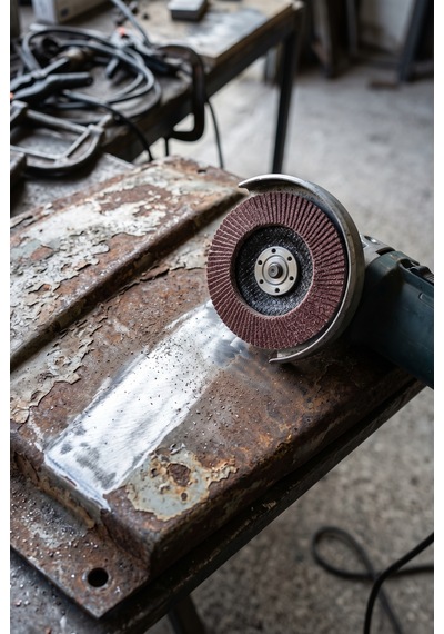 115 Mm Flap Zımpara Diski 40 Kum 1 Adet Açılı Metal Taşlama Ucu