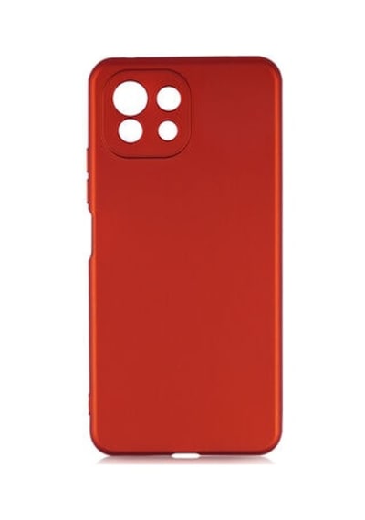 Xiaomi Mi 11 Lite Kılıf Esnek Yapılı İnce Slim Silikon Kapak Ryc/premier Kirmizi