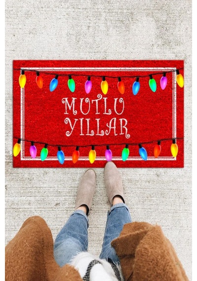 Tr Dekoratif Kapı Önü Paspas, Dış Mekan/ev İçi/banyo/mutfak/yatak Odası/giriş Paspasları Merry Christmas Diğer
