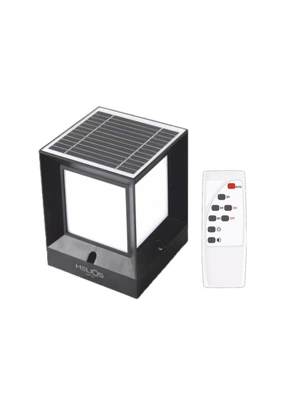 Helios Solar Bahçe Aydınlatma Kumandalı Ip 65 60 W E27 Açık Gri