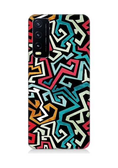 Vivo Y20 Uyumlu Pop Art Grafiti Grunge Desenli Silikon Kılıf