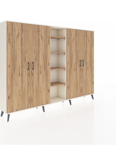 Arges Dolap 12 Raflı 4 Kapaklı 220x30x163 Aytaşı-çam Atlas Çam - Aytası Arges Dolap 12 Raflı 4 Kapaklı 220x30x163 Aytaşı-çam Atlas Çam - Aytası