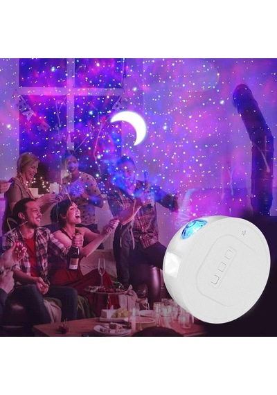 Bring Starry Şarjlı Bluetooth Led Işıklı Müzik Çalar Su Dalgası Gökyüzü Lazerli Projektör Diğer