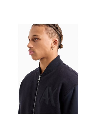 Armani Exchange Lacivert Erkek Fermuarlı Düz Ceket 6dzb32 Zn5pz 1510