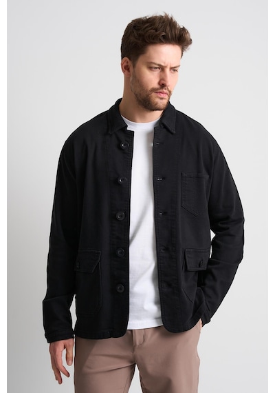 Alexander Gardi Alexandergardı Düğmeli Cep Detaylı Erkek Denim Ceket Ec-j53-01 Siyah Alexander Gardi Alexandergardı Düğmeli Cep Detaylı Erkek Denim Ceket Ec-j53-01 Siyah