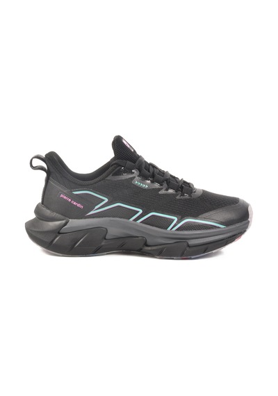 Pierre Cardin Siyah Fileli Hafif Esnek Kadın Spor Ayakkabı Pcı-11055 G Siyah
