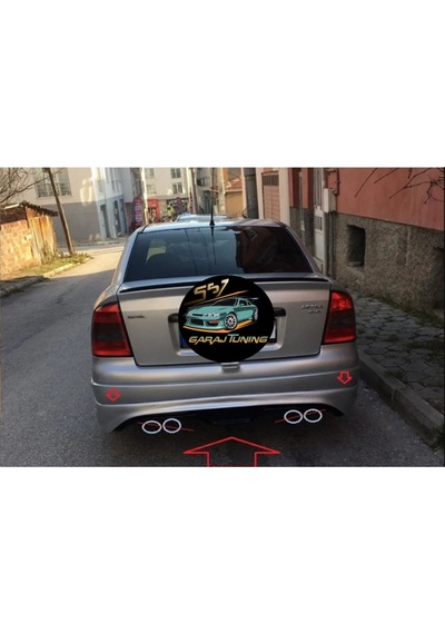Opel Astra G Hb Custom Arka Tampon Eki Fiberglass Boyasız