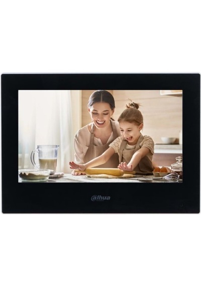 Dahua VTH5321GB-W 7" ANDROİD W-Fi Dokunmatik Ekranlı Çok Yönlü Mikrofon Villa Tipi Intercom İç Ünite Siyah