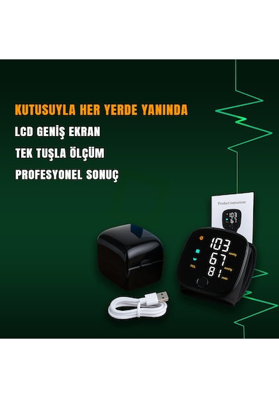 Mayf Türkçe Konuşan Bilekten Ölçer Tam Otomatik Tansiyon Aleti