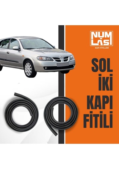 Nissan Almera Hatchback 2000-2006 Sol Ön Ve Arka Kapı Fitili-a Kalite-numlas-nm5465