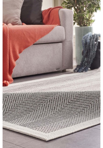 Gümüşsuyu Deco Sisal 80140 Gri Dikdörtgen Yıkanabilir Antitoz Halı