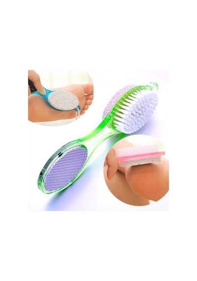 Törpülü Fırçalı Topuk Taşı 4in1