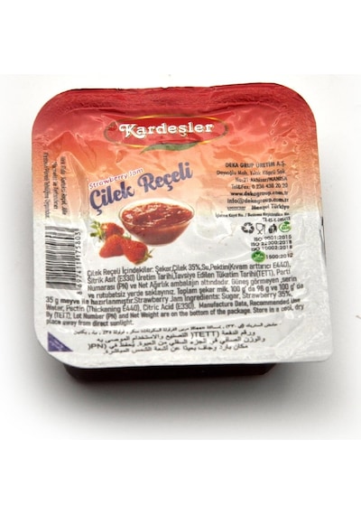 Kardeşler Şekerleme Piknik Kahvaltılık Çilek Reçeli 112 x 20 G