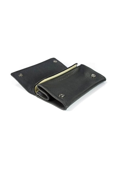 Rattray's Black Knight Tobacco Pouch 3 Siyah Deri Pipo Tütün Kesesi 115490